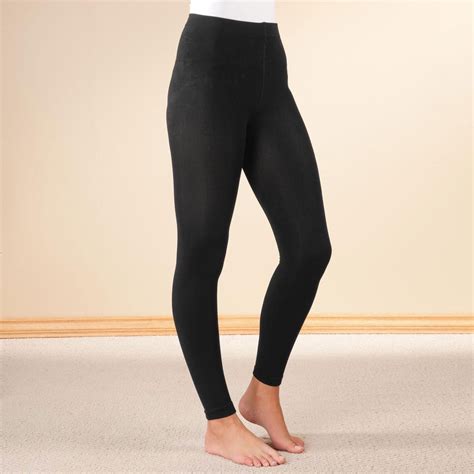 fleece lined leggings petite|More.